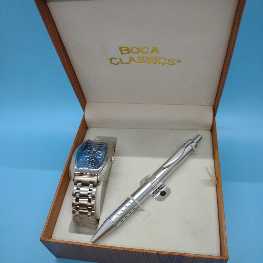 Meeting Street Quartz Silvertone Stainless Steel Men's Wrist Watch